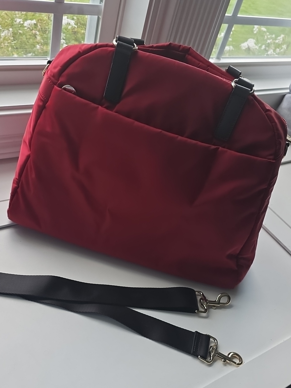 LO and SONS Red Travel Duffel Bag